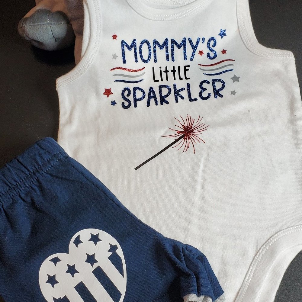 NWT, Boys Onesie Tank Short Set